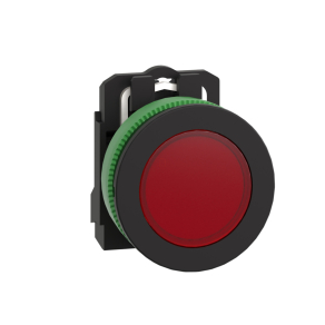   Schneider Electric Harmony XB5 - XB5FVG4 - panelbe süllyesztett komplett műanyag LED jelzőlámpa, Ø30, 120VAC, piros