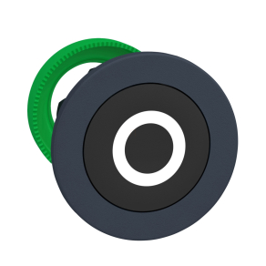   Schneider Electric Harmony XB5 - ZB5FA232 - panelbe süllyesztett műanyag nyomógomb fej, Ø30, fekete, "O"