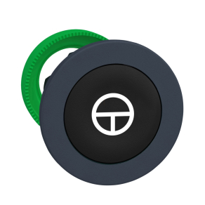   Schneider Electric Harmony XB5 - ZB5FA245 - panelbe süllyesztett műanyag nyomógomb fej, Ø30, fekete, "T"