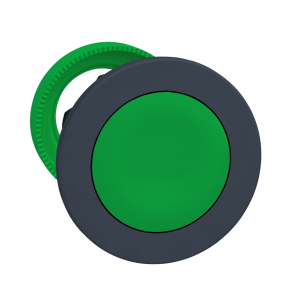   Schneider Electric Harmony XB5 - ZB5FH03 - panelbe süllyesztett műanyag nyomógomb fej, Ø30, zöld, nyomó - nyomó