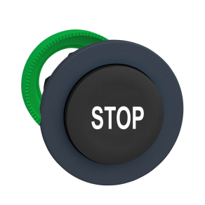   Schneider Electric Harmony XB5 - ZB5FL234 - panelbe süllyesztett műanyag nyomógomb fej, Ø30, kiemelkedő, fekete, "STOP"
