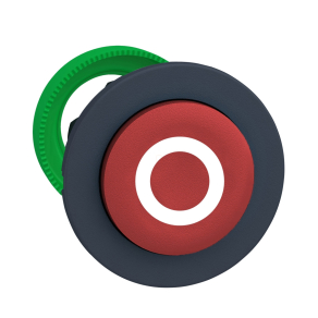   Schneider Electric Harmony XB5 - ZB5FL432 - panelbe süllyesztett műanyag nyomógomb fej, Ø30, kiemelkedő, piros, "O"