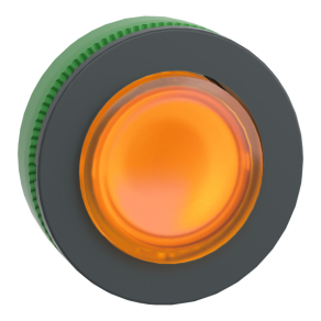   Schneider Electric Harmony XB5 - ZB5FW153 - panelbe süllyesztett műanyag világító nyomógomb fej, Ø30, kiemelkedő, narancssárga