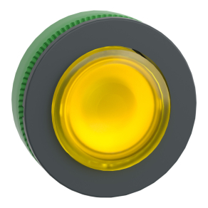   Schneider Electric Harmony XB5 - ZB5FW183 - panelbe süllyesztett műanyag világító nyomógomb fej, Ø30, kiemelkedő, sárga