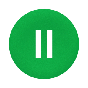   Schneider Electric Harmony XB5 - ZBAF336 - Ø30 panelbe süllyesztett nyomógomb tető, zöld, "II"