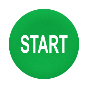   Schneider Electric Harmony XB5 - ZBAF333 - Ø30 panelbe süllyesztett nyomógomb tető, zöld, "START"