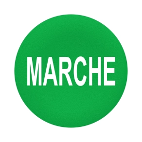 Schneider Electric Harmony XB5 - ZBAF342 - Ø30 panelbe süllyesztett nyomógomb tető, zöld, "MARCHE"