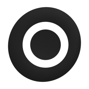   Schneider Electric Harmony XB5 - ZBAF232 - Ø30 panelbe süllyesztett nyomógomb tető, fekete, "O"