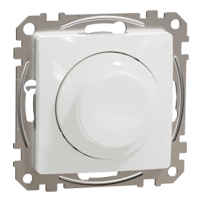 Schneider Electric Sedna Design & Elements - SDD111382 -Univerzális, forgatógombos, LED fényerőszabályzó, fehér