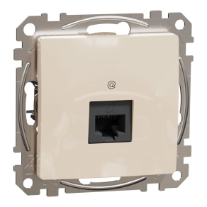   Schneider Electric Sedna Design & Elements - SDD112461 -1xRJ45 Cat6 UTP aljzat, bézs