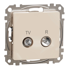 Schneider Electric Sedna Design & Elements - SDD112474R -TV/R aljzat, átmenő, 7 dB, bézs