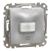Schneider Electric Sedna Design & Elements - SDD113504 - Mozgásérzékelő, nyomóval, 160°, 10A, alumínium