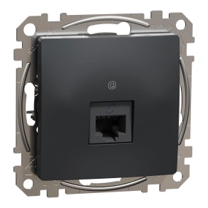 Schneider Electric Sedna Design & Elements - SDD114451 -1xRJ45 Cat5e UTP aljzat, antracit