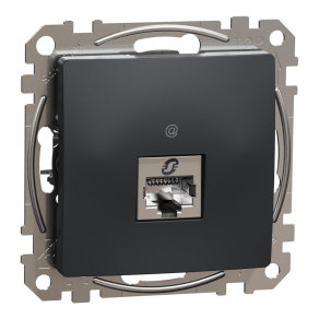   Schneider Electric Sedna Design & Elements - SDD114461S -1xRJ45 Cat6 STP aljzat, antracit