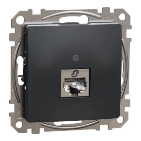 Schneider Electric Sedna Design & Elements - SDD114466S -1xRJ45 Cat6A STP aljzat, antracit