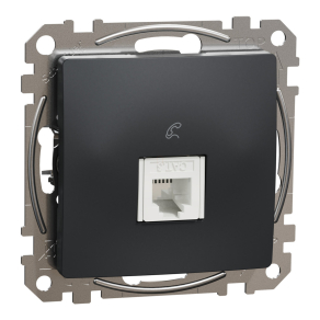   Schneider Electric Sedna Design & Elements - SDD114491 -1xRJ11 aljzat, antracit