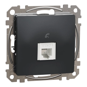 Schneider Electric Sedna Design & Elements - SDD114491 -1xRJ11 aljzat, antracit