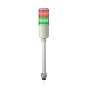   Schneider Electric Easy Harmony XVG - XVGM2T - komplett fényoszlop, 2 szintes, piros - zöld, 230 VAC, furatba rögzíthető, tartócsöves,