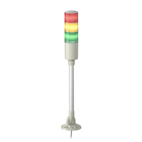   Schneider Electric Easy Harmony XVG - XVGM3M - komplett fényoszlop, 3 szintes, piros - narancs - zöld, 230 VAC, tartócsöves, csavaros, elhajtható,