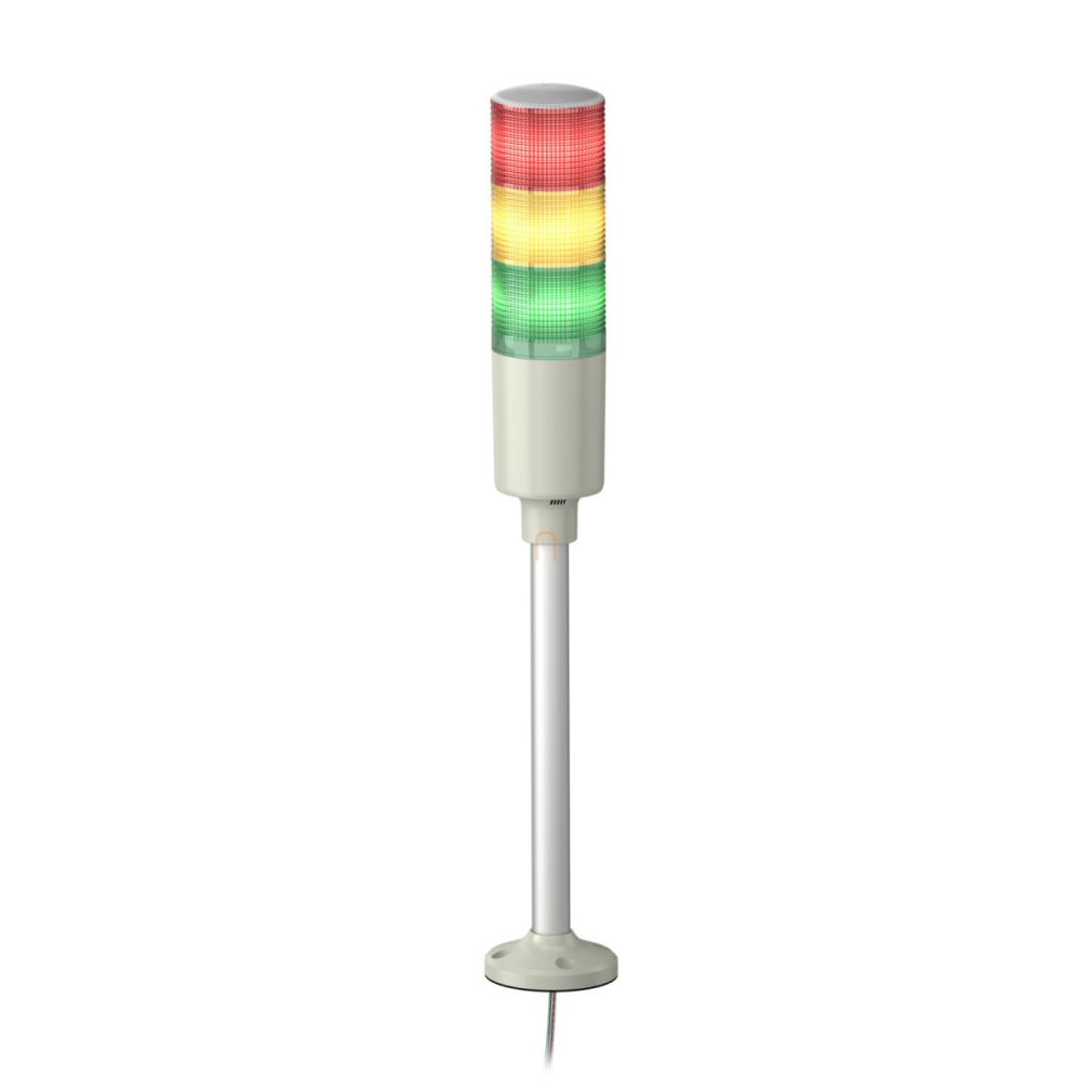 Harmony Easy komplett fényoszlop, 3 szintes, piros-narancs-zöld, 230 VAC, tartócsöves, csavaros, hangj., XVGM3SH Schneider