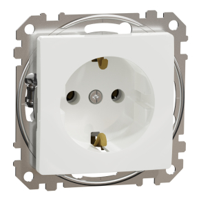   Schneider Electric Sedna Design & Elements - SDD111025 -2P+F csatlakozóaljzat, csavaros bekötés, 16A, fehér