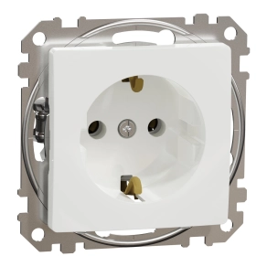Schneider Electric Sedna Design & Elements - SDD111025 -2P+F csatlakozóaljzat, csavaros bekötés, 16A, fehér