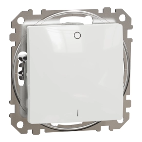 Schneider Electric Sedna Design & Elements - SDD111102 -Kétpólusú kapcsoló, rugós bekötés, 10AX, (102), fehér
