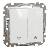 Schneider Electric Sedna Design & Elements - SDD111104 -Redőnykapcsoló, rugós bekötés, 10AX, fehér