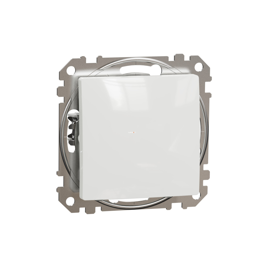 Schneider Electric Sedna váltókapcsoló 10AX 250V fényes fehér kivitelben rugós bekötéssel, süllyesztett kivitel SDD111106