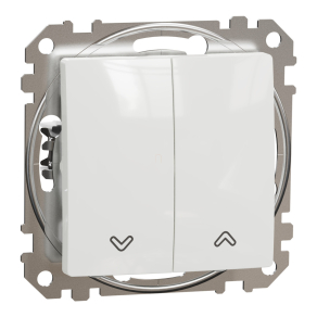   Schneider Electric Sedna Design & Elements - SDD111114 -Redőnynyomó, rugós bekötés, 10AX, fehér