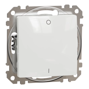 Schneider Electric Sedna Design & Elements - SDD111162 -Kétpólusú kapcsoló, rugós bekötés, 16AX, fehér