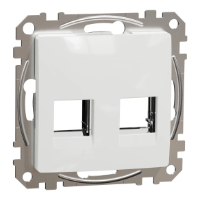 Schneider Electric Sedna Design & Elements - SDD111442C -2xRJ45 adapter, AMP-Tyco betétekhez, fehér