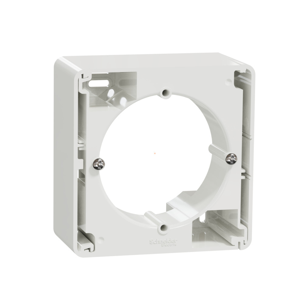 Schneider Electric Sedna Design Elements fehér egyes kiemelőkeret, sorolható, fényes felülettel, falon kívüli szereléshez, SDD111901