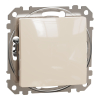 Schneider Electric Sedna Design & Elements - SDD112101 -Egypólusú kapcsoló, rugós bekötés, 10AX, (101), bézs