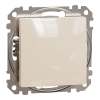 Schneider Electric Sedna Design & Elements - SDD112111 -Egypólusú nyomó, rugós bekötés, 10A, (101N), bézs