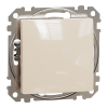Schneider Electric Sedna Design & Elements - SDD112116 -Váltóérintkezős nyomó, 10A, bézs