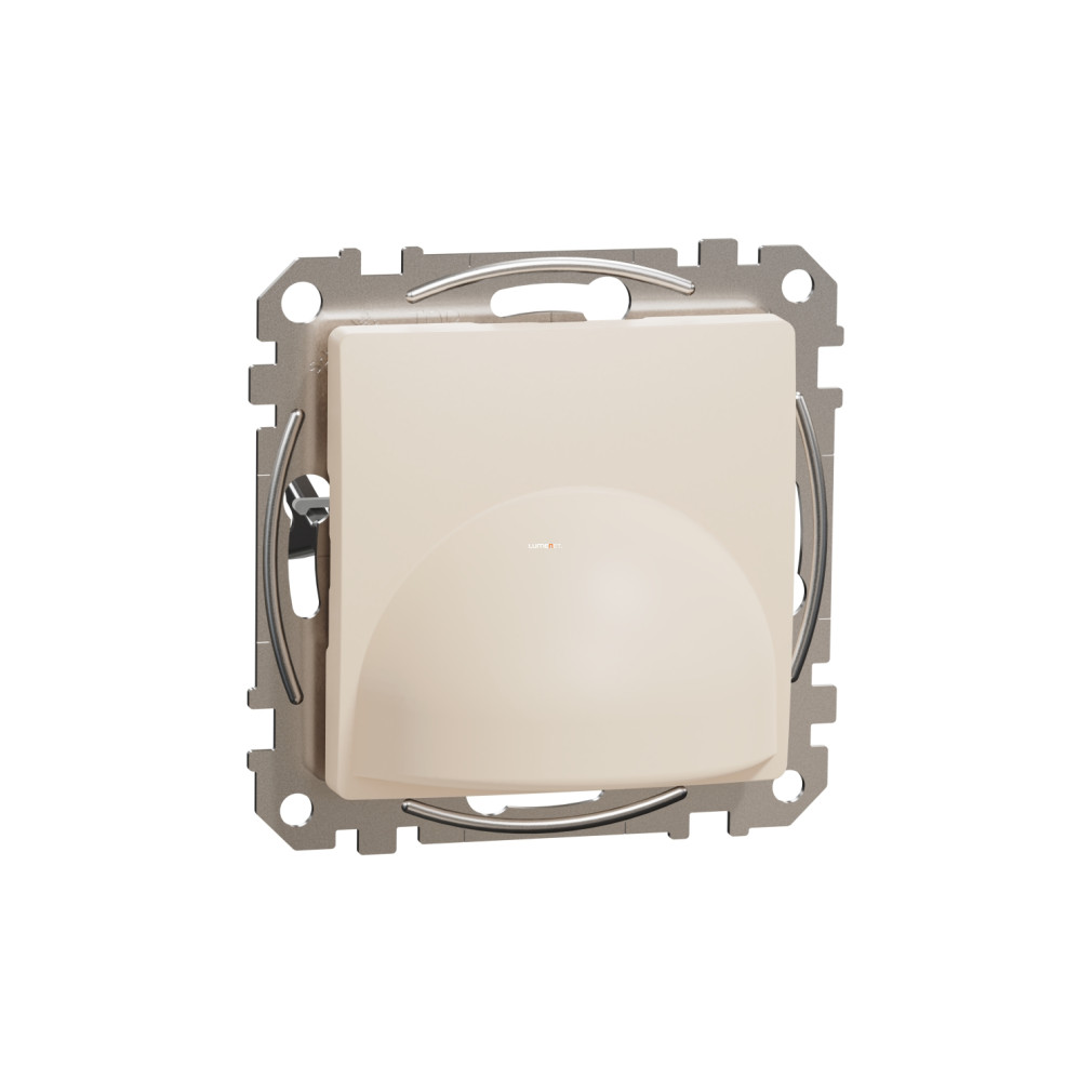 Schneider Electric Sedna Design kábelkivezető süllyesztett kivitelben, fényes bézs felülettel, 25 A 250 V AC, SDD112903