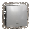 Schneider Electric Sedna Design & Elements - SDD113106L -Váltókapcsoló, kék jelzőfénnyel, 10AX, alumínium