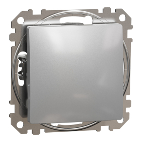   Schneider Electric Sedna Design & Elements - SDD113107 -Keresztkapcsoló, rugós bekötés, 10AX, (107), alumínium