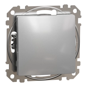 Schneider Electric Sedna Design & Elements - SDD113107 -Keresztkapcsoló, rugós bekötés, 10AX, (107), alumínium