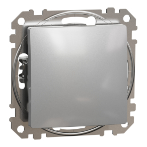   Schneider Electric Sedna Design & Elements - SDD113111 -Egypólusú nyomó, rugós bekötés, 10A, (101N), alumínium