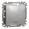 Schneider Electric Sedna Design & Elements - SDD113166L -Váltókapcsoló, kék jelzőfénnyel, 16AX, alumínium