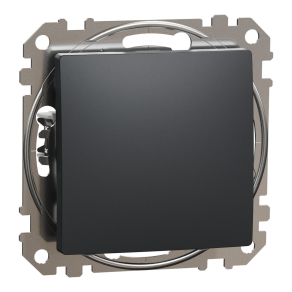   Schneider Electric Sedna Design & Elements - SDD114107 -Keresztkapcsoló, rugós bekötés, 10AX, (107), antracit