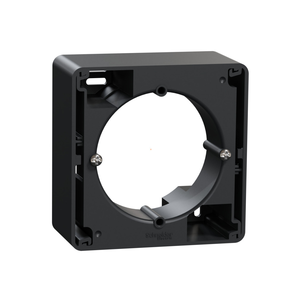 Schneider Electric Sedna Design Elements antracit egyes kiemelőkeret, sorolható, matt felülettel, falon kívüli szereléshez, SDD114901