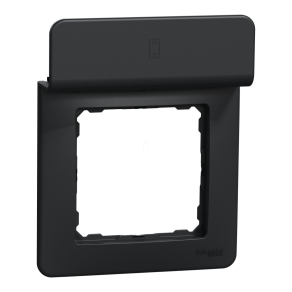   Schneider Electric Sedna Design - SDD314809 -Egyes keret, mobiltartóval, antracit