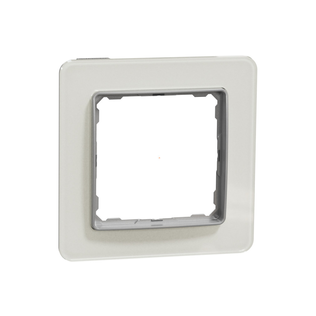 Schneider Electric Sedna Design Elements opál színű egyes keret, vízszintes és függőleges szerelésre, fényes felület, SDD360801