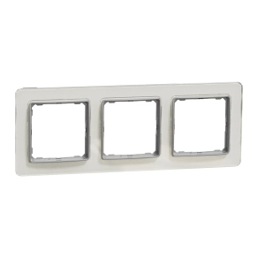 Schneider Electric Sedna Elements - SDD360803 -Hármas keret, univerzális, opál