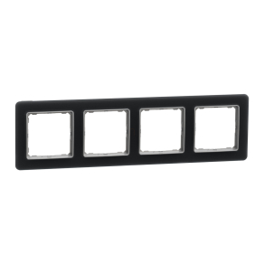   Schneider Electric Sedna Elements - SDD362804 -Négyes keret, univerzális, füstkvarc