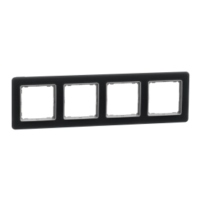 Schneider Electric Sedna Elements - SDD362804 -Négyes keret, univerzális, füstkvarc
