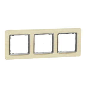   Schneider Sedna Elements hármas keret, univerzális, nyír (SDD380803)